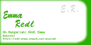 emma redl business card